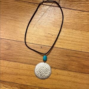 Silpada Silver and Turquoise Necklace